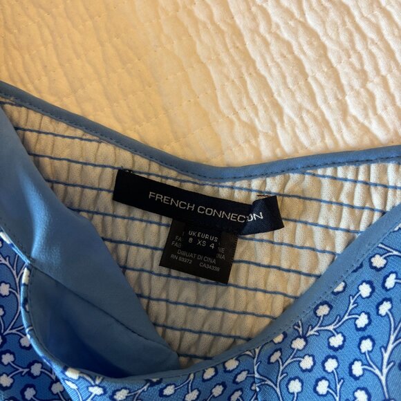 French Connection Blue Puff Sleeve Mini Dress (Size XS)
- Picture 9 of 9